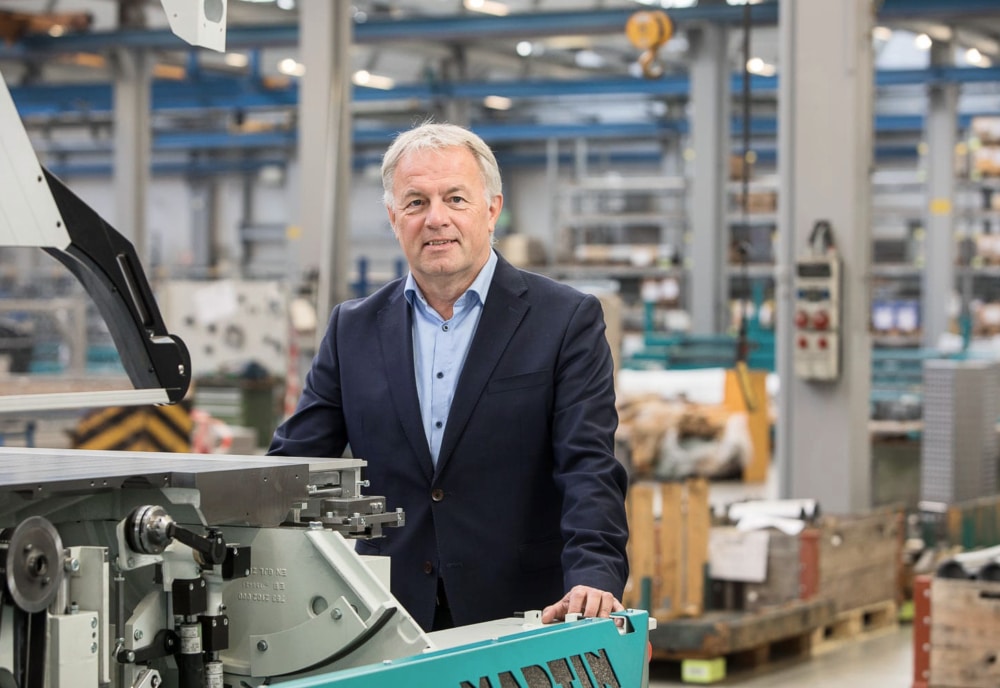 MARTIN Geschäftsführer Uwe Schiemann im Werk